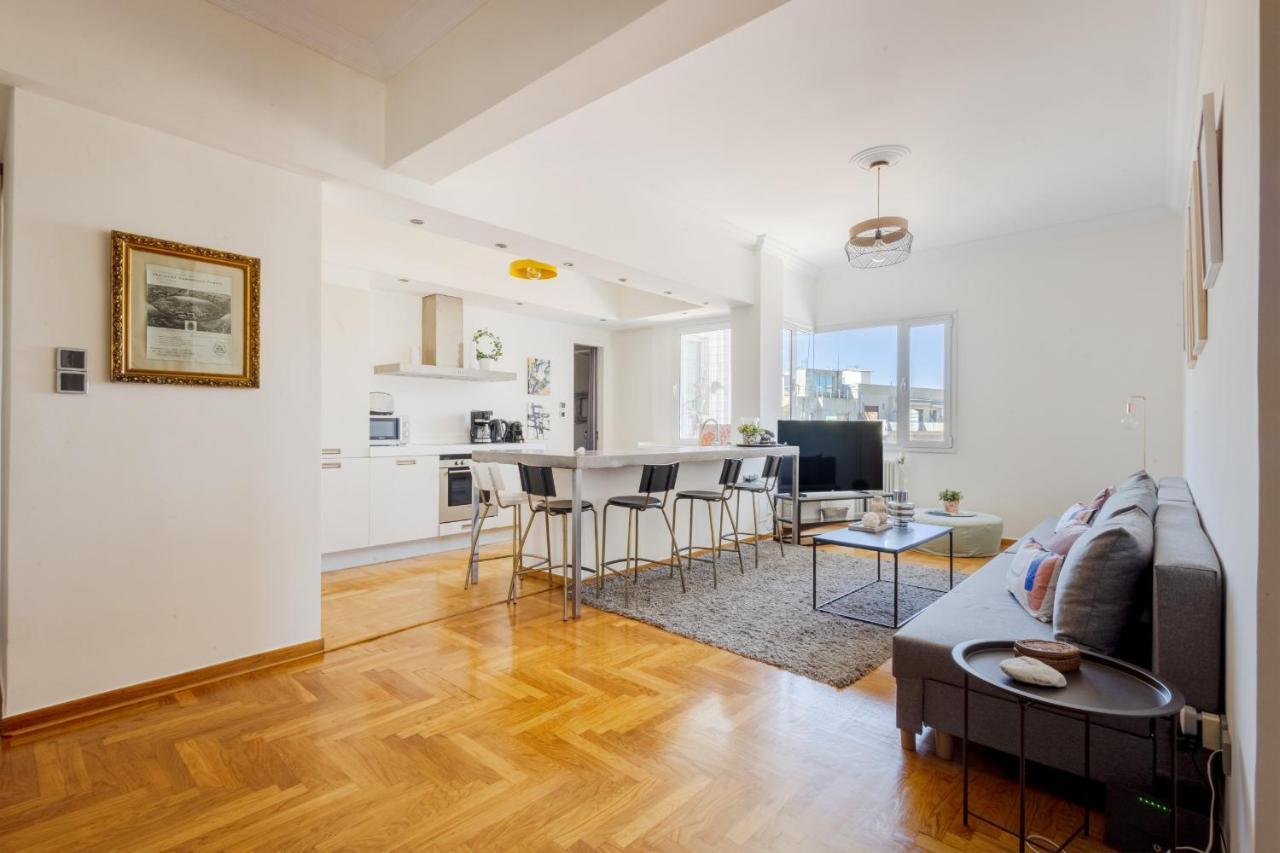 3 Bdr Apt Incredible Acropolis View Atena Exterior foto